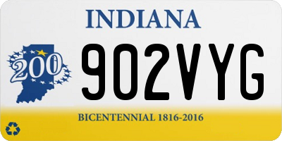 IN license plate 902VYG