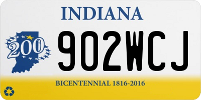IN license plate 902WCJ