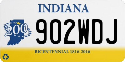 IN license plate 902WDJ