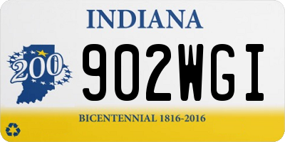 IN license plate 902WGI