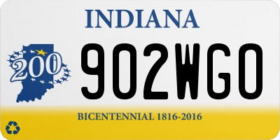 IN license plate 902WGO