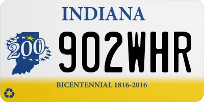 IN license plate 902WHR