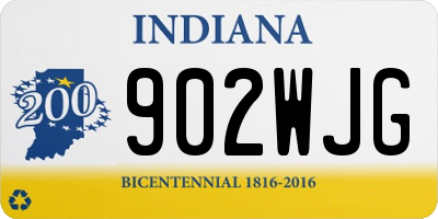 IN license plate 902WJG