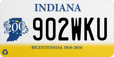 IN license plate 902WKU