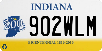 IN license plate 902WLM