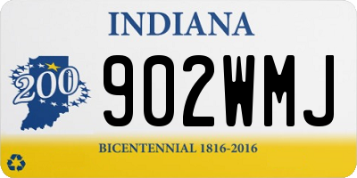 IN license plate 902WMJ