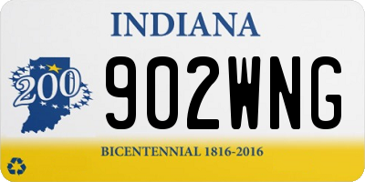 IN license plate 902WNG