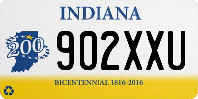 IN license plate 902XXU