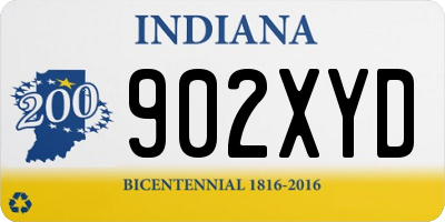 IN license plate 902XYD