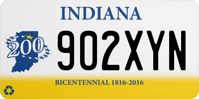 IN license plate 902XYN