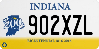 IN license plate 902XZL