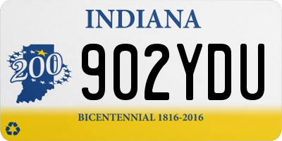 IN license plate 902YDU