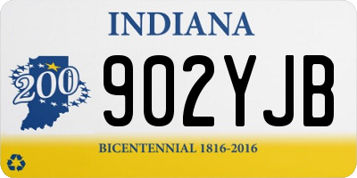 IN license plate 902YJB