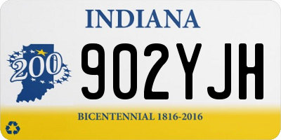 IN license plate 902YJH
