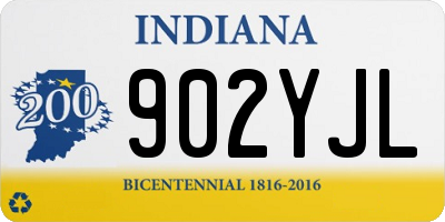 IN license plate 902YJL