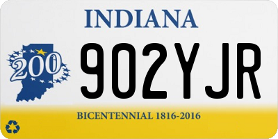 IN license plate 902YJR