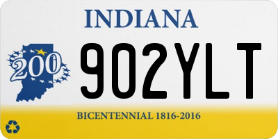 IN license plate 902YLT