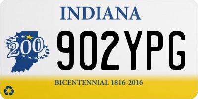 IN license plate 902YPG