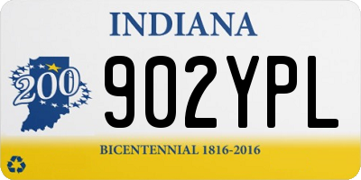IN license plate 902YPL