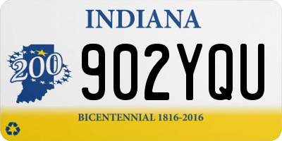 IN license plate 902YQU