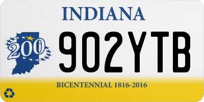 IN license plate 902YTB