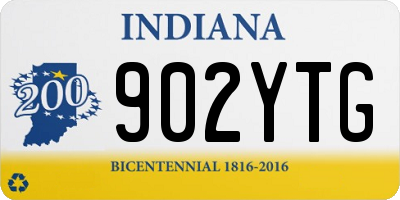 IN license plate 902YTG
