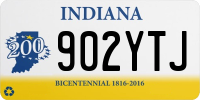 IN license plate 902YTJ