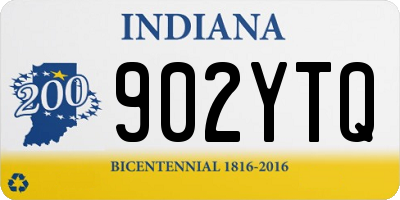 IN license plate 902YTQ