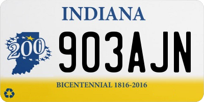 IN license plate 903AJN