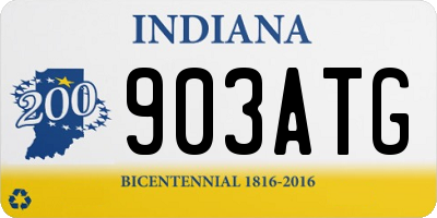 IN license plate 903ATG