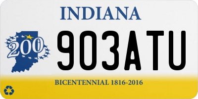 IN license plate 903ATU
