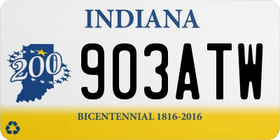 IN license plate 903ATW