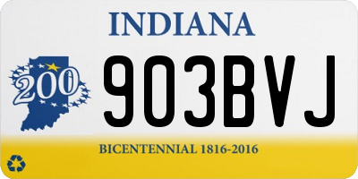IN license plate 903BVJ