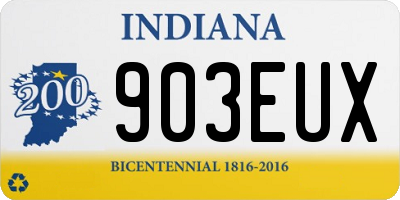 IN license plate 903EUX