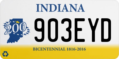 IN license plate 903EYD