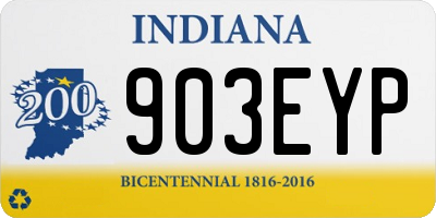 IN license plate 903EYP