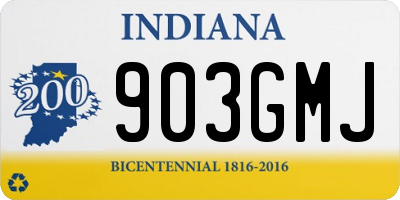IN license plate 903GMJ