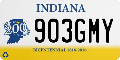 IN license plate 903GMY