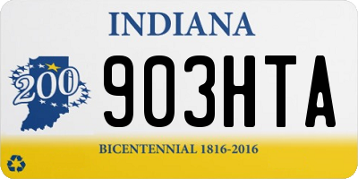 IN license plate 903HTA