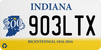 IN license plate 903LTX
