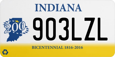 IN license plate 903LZL