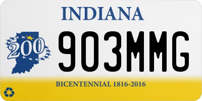IN license plate 903MMG