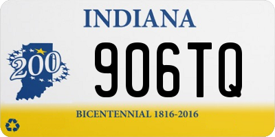 IN license plate 906TQ