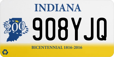 IN license plate 908YJQ