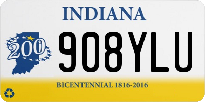 IN license plate 908YLU