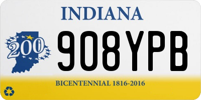 IN license plate 908YPB