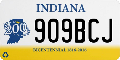 IN license plate 909BCJ