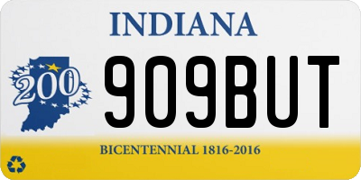 IN license plate 909BUT