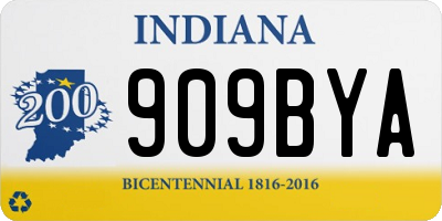 IN license plate 909BYA