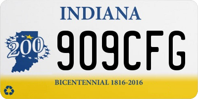 IN license plate 909CFG